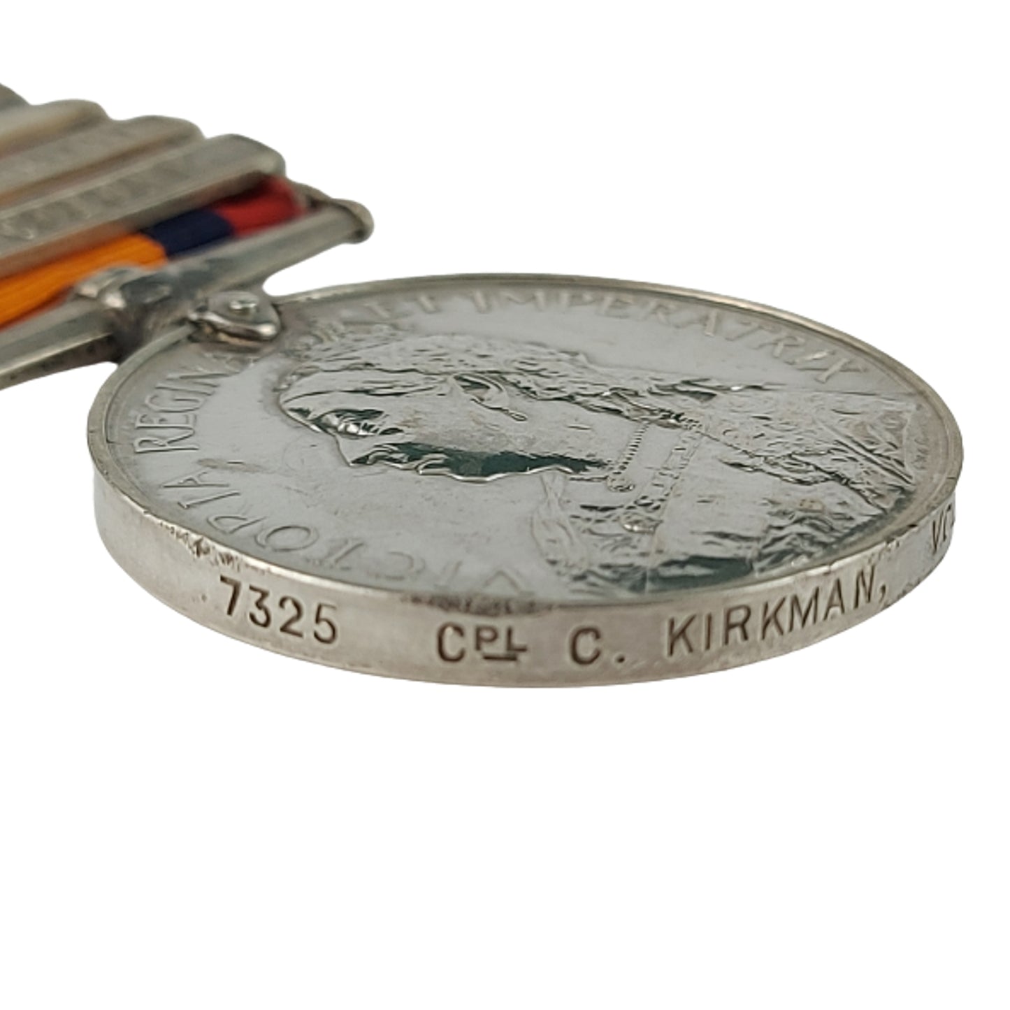 Pre-WW1 British QSA Queen's South Africa Medal - Volunteer Company Loyal North Lancashire Regiment