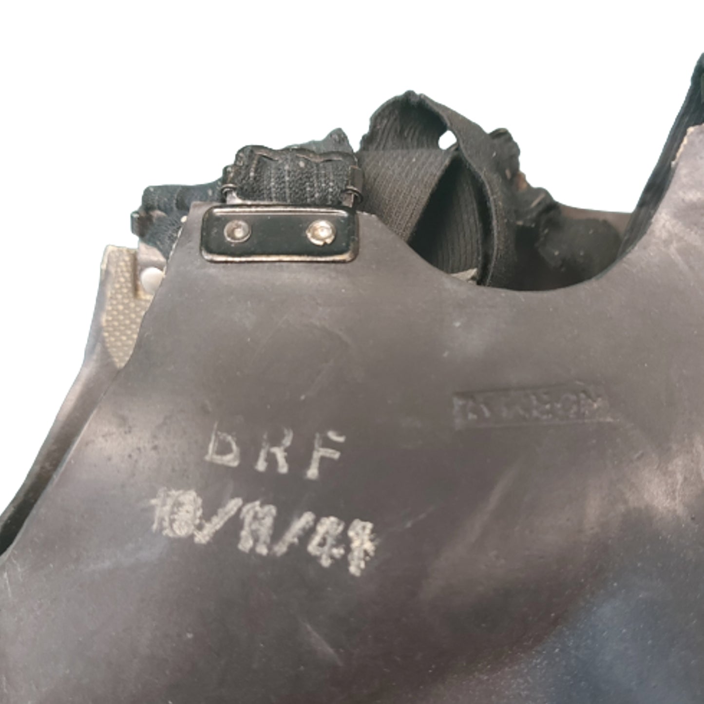 WW2 British Civilian Duty Microphone Respirator In Named Carrier