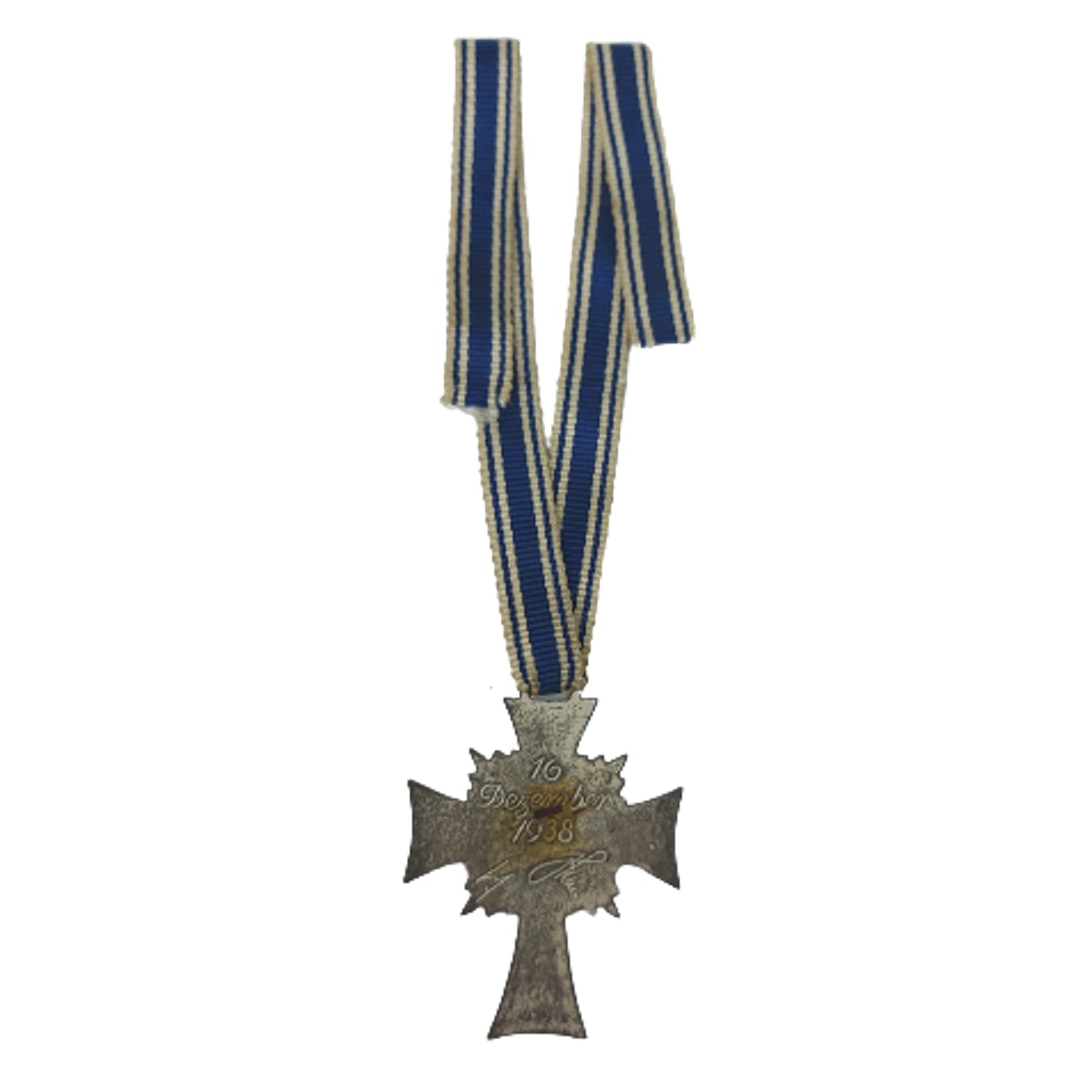 WW2 German Mother's Cross In Silver