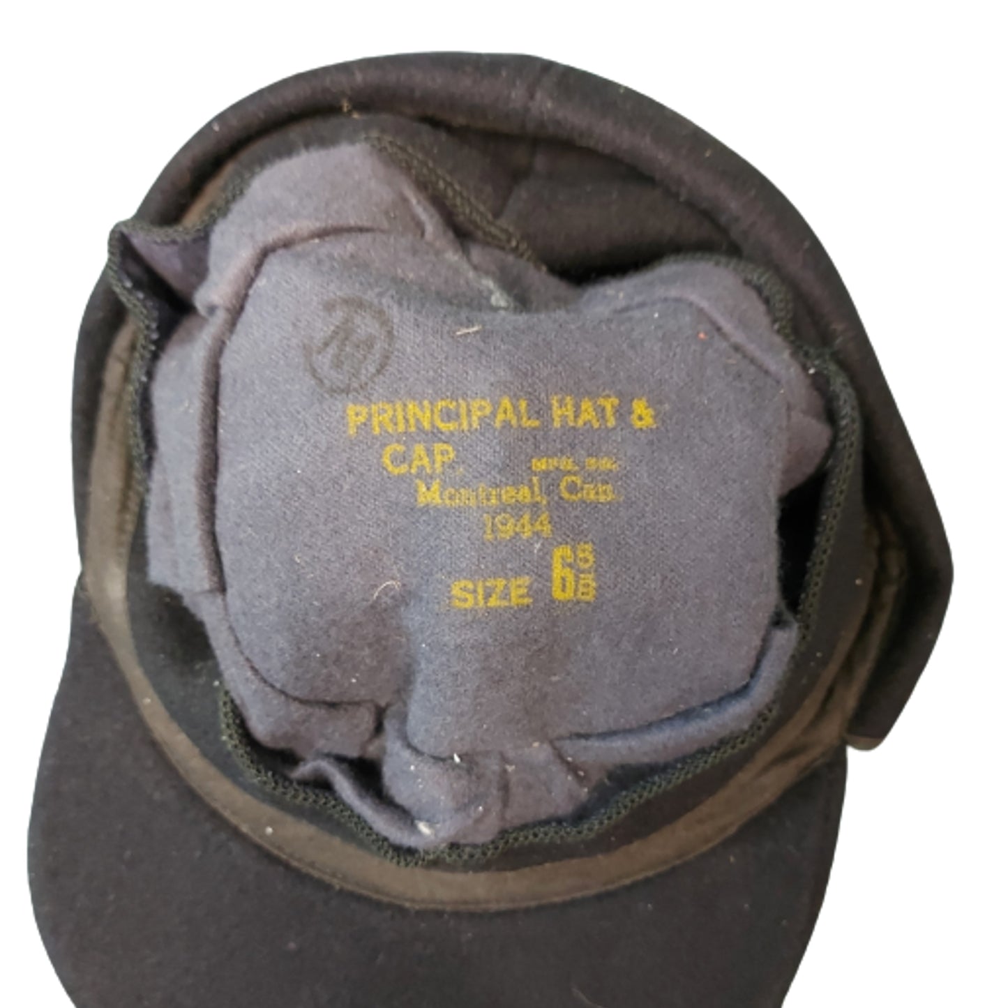 WW2 RCN Royal Canadian Navy Winter Cap