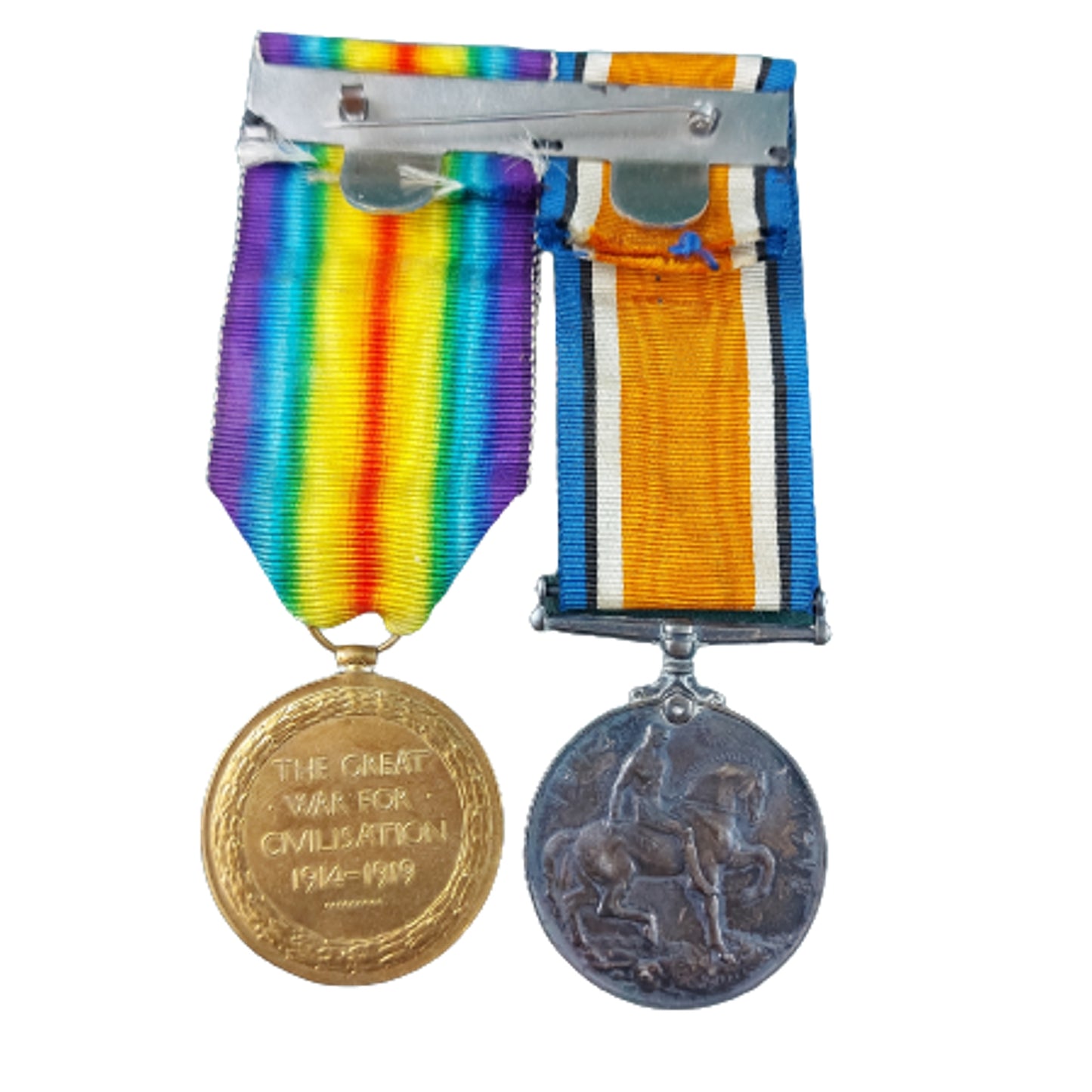 WW1 Canadian Medal Pair 101st Battalion - 85th Battalion