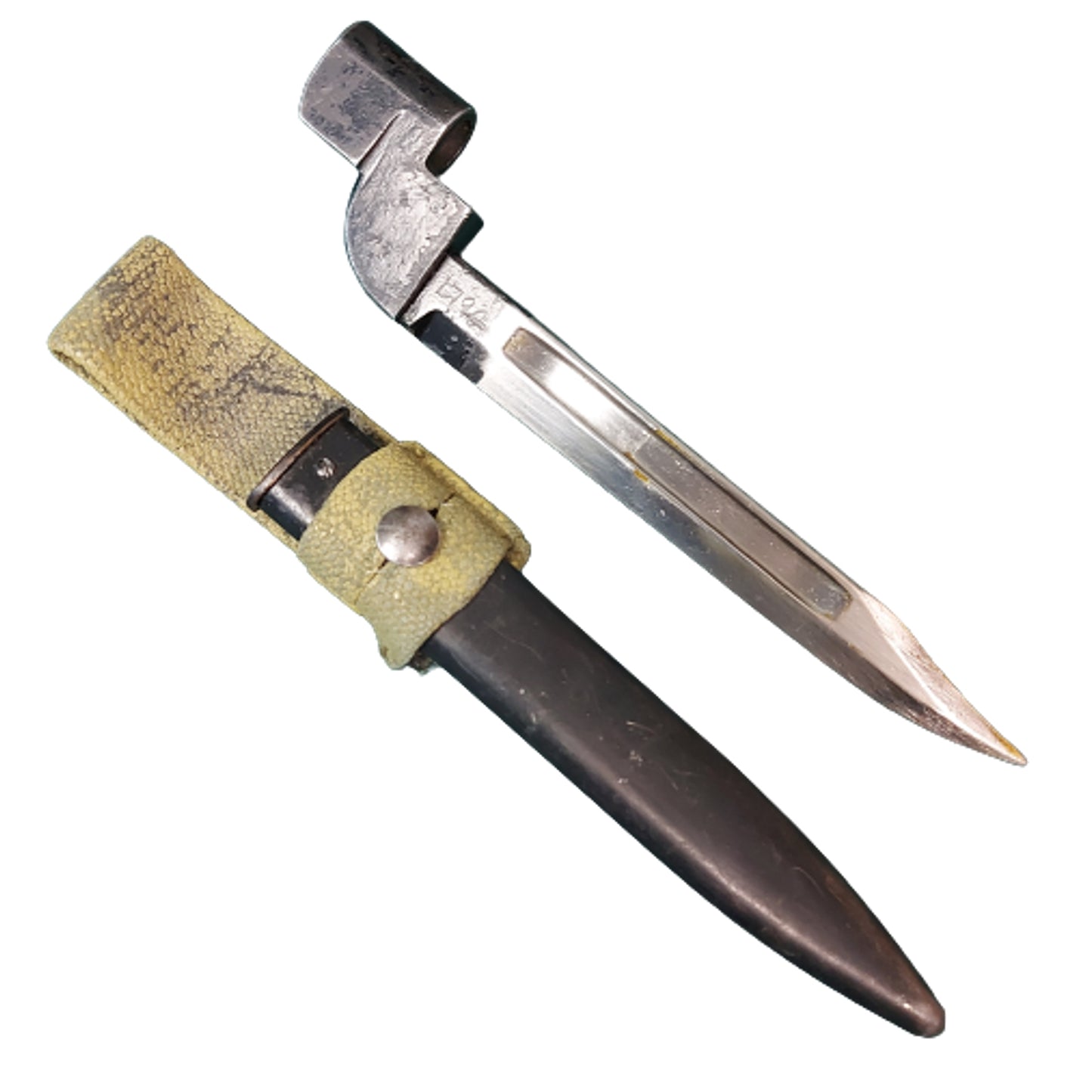 SMLE Number 9 Bayonet With Scabbard And Frog