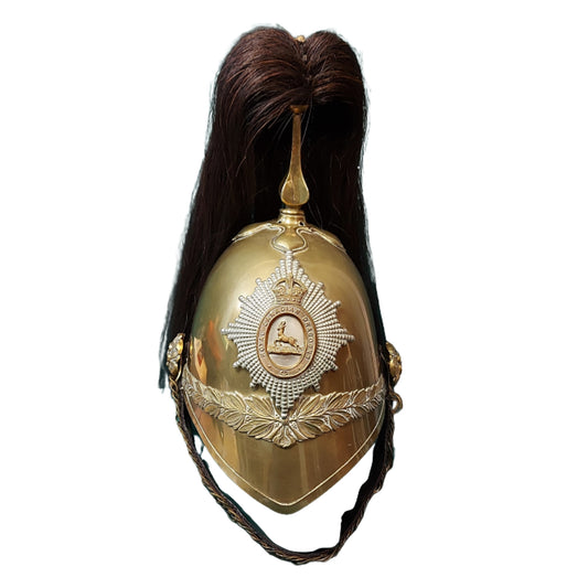 Pre-WW1 1912 RCD Royal Canadian Dragoons Brass Parade Helmet