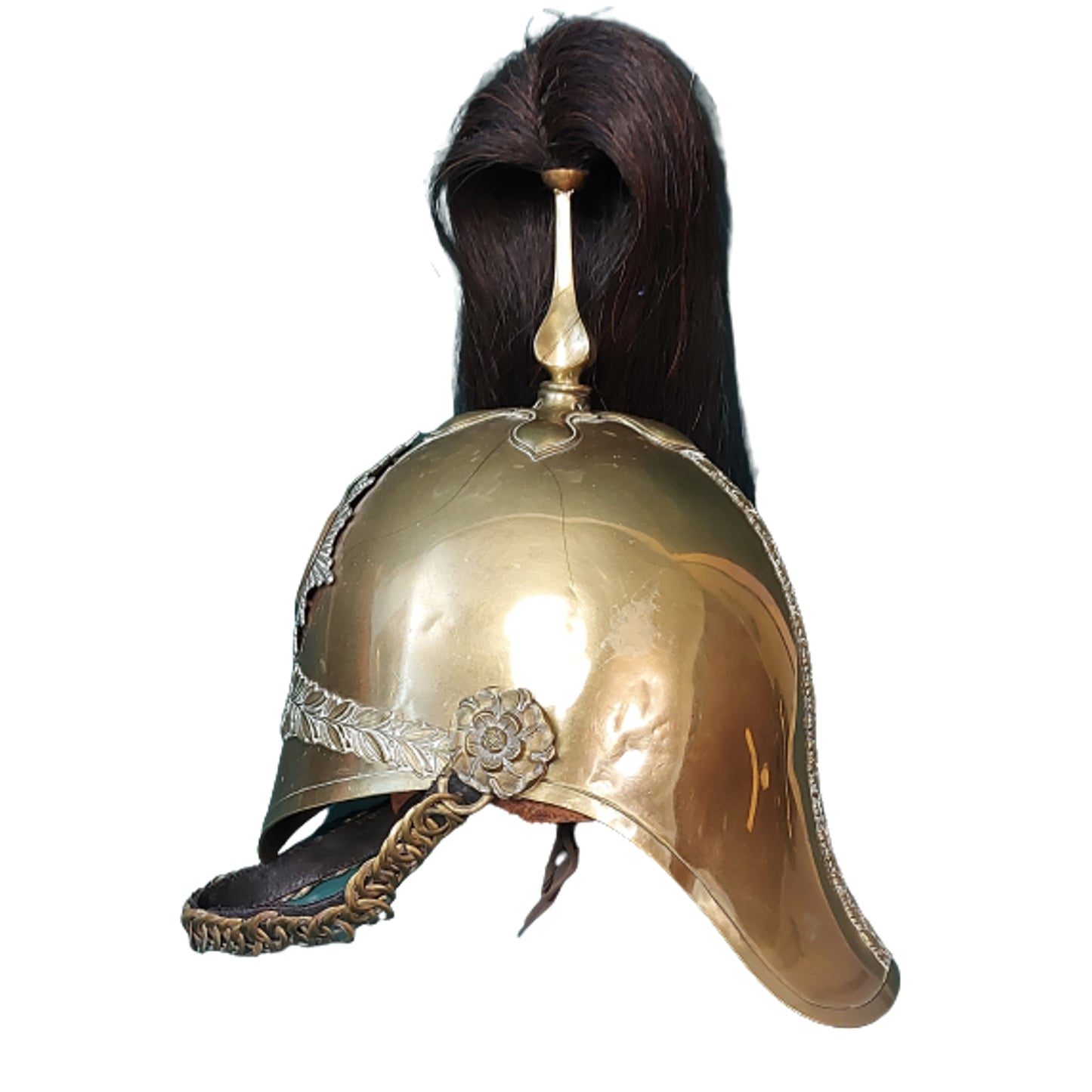 Pre-WW1 1912 RCD Royal Canadian Dragoons Brass Parade Helmet