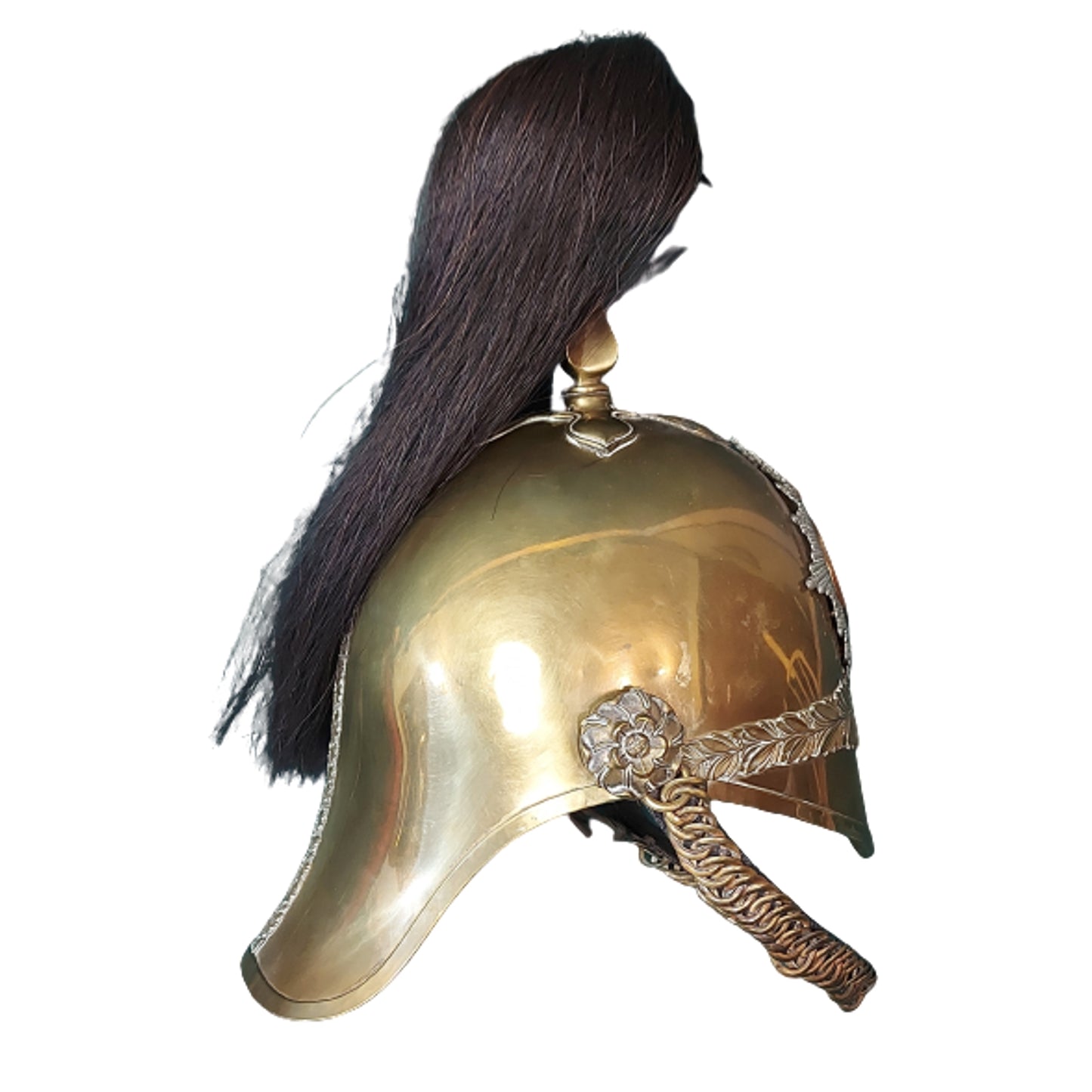 Pre-WW1 1912 RCD Royal Canadian Dragoons Brass Parade Helmet