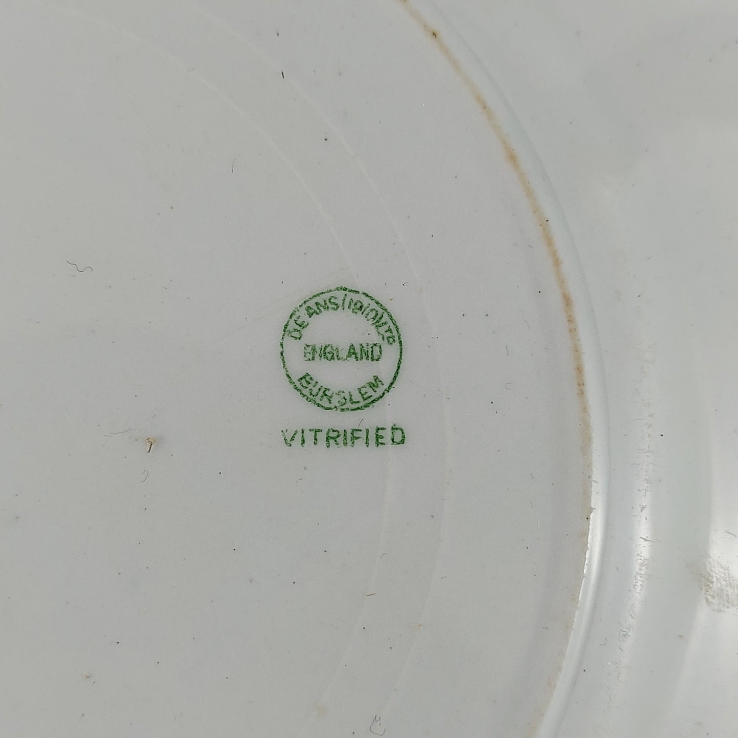 Pre-WW1 103rd Calgary Rifles Mess Hall Dessert Plate