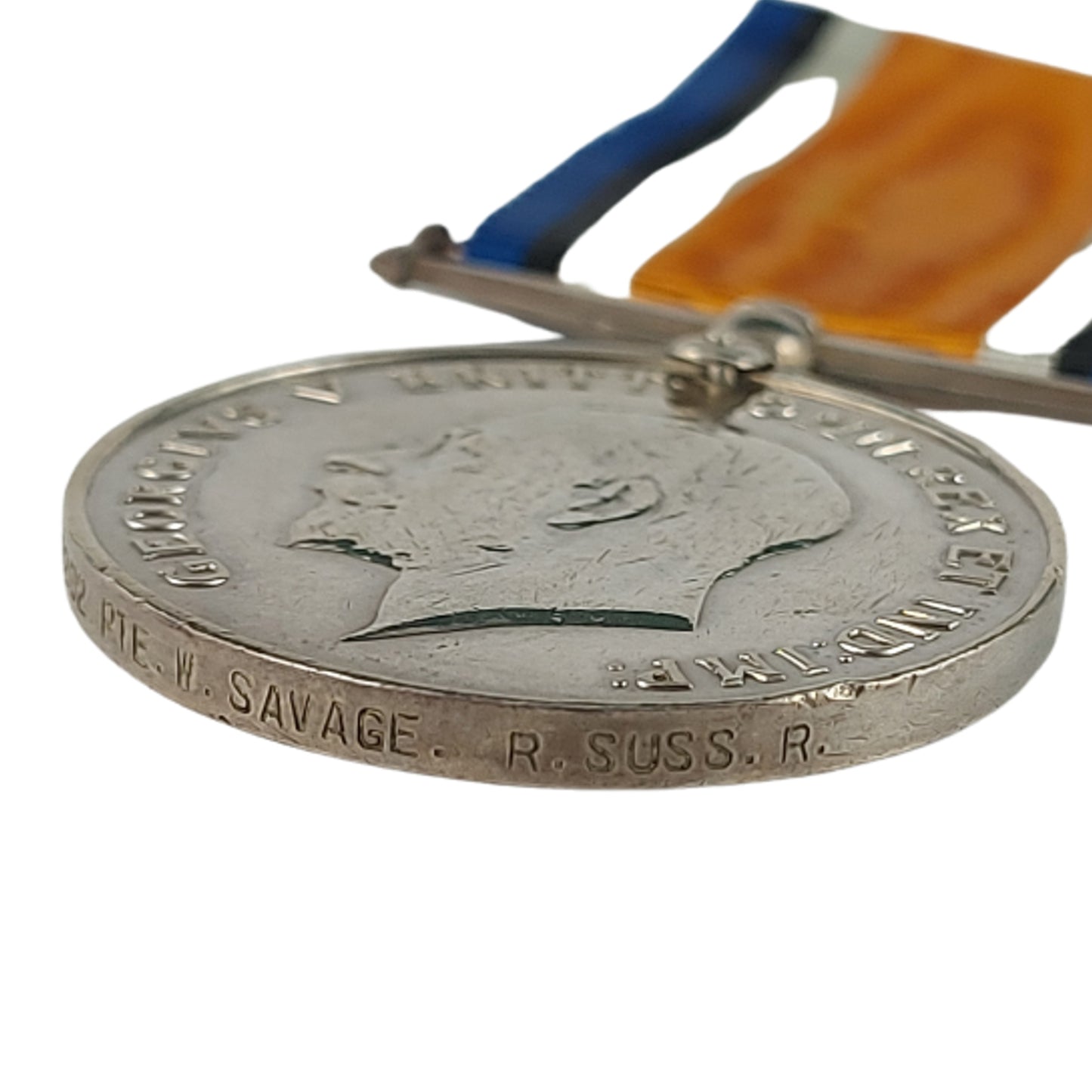 WW1 BWM British War Medal Royal Sussex Regiment