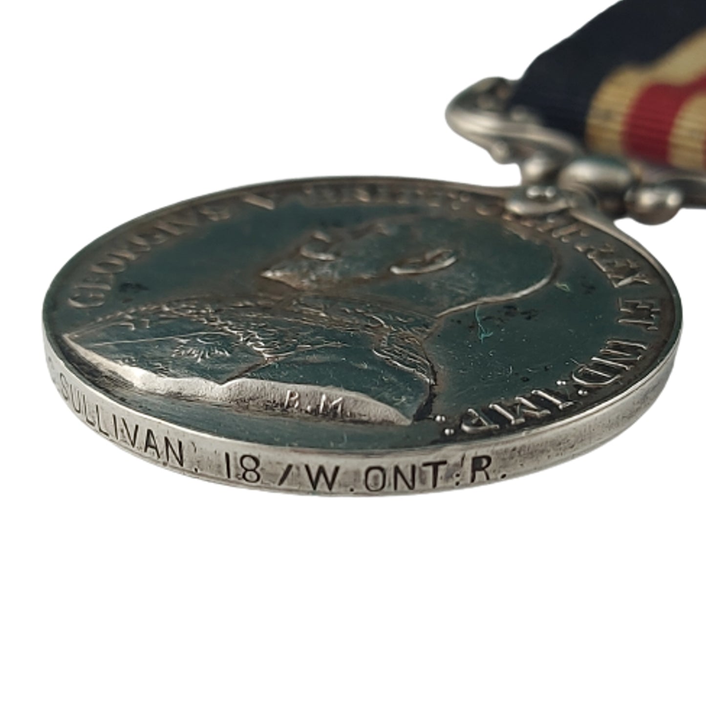 WW1 Canadian MM Military Medal - 18th Battalion - Western Ontario Regiment