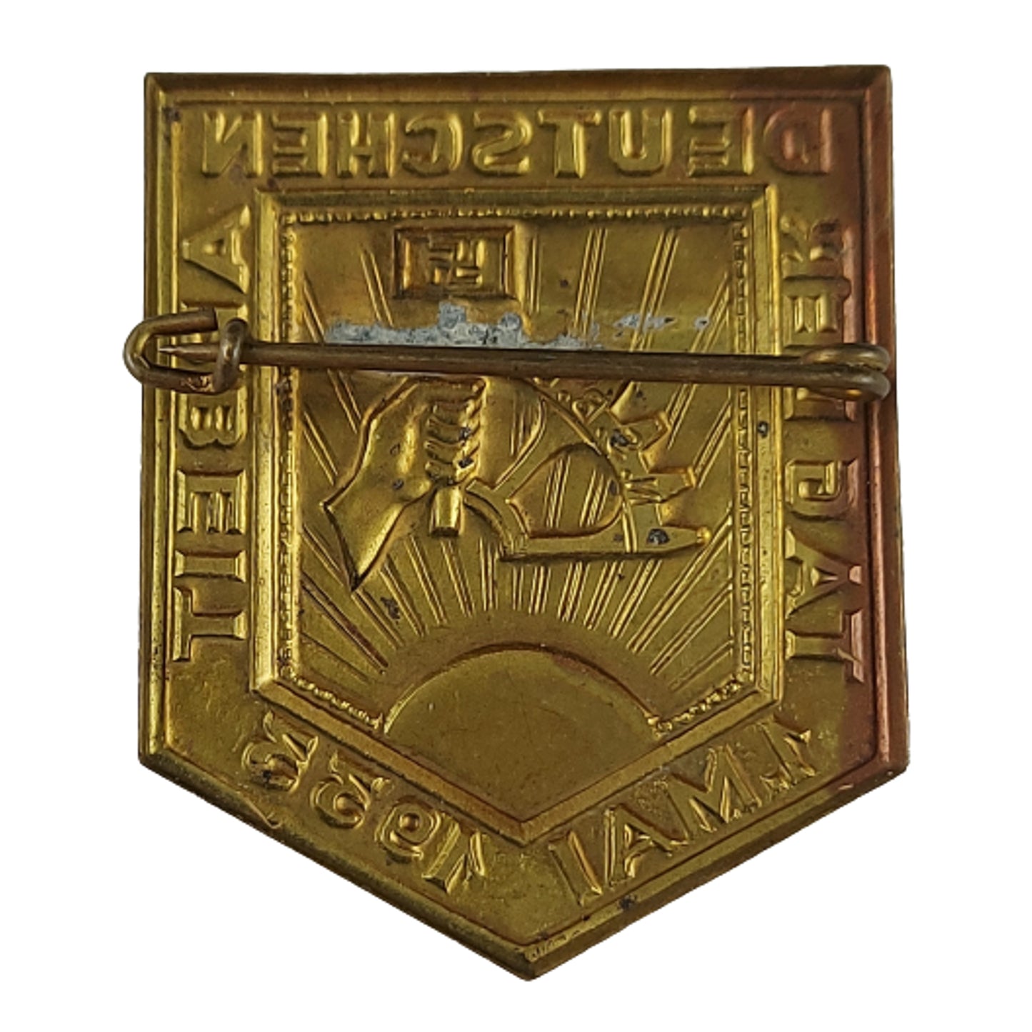 WW2 German NSBO Tag Der Arbeit May 1 1933 Badge