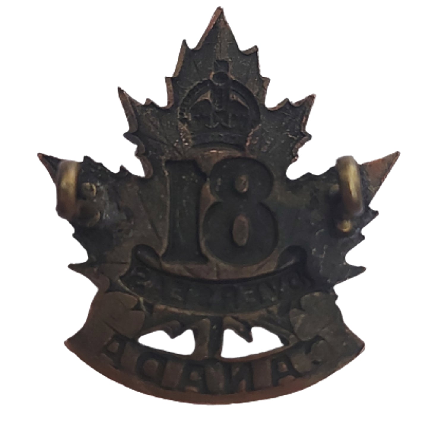 WW1 Canadian 81st Battalion Cap Badge - Toronto Ontario