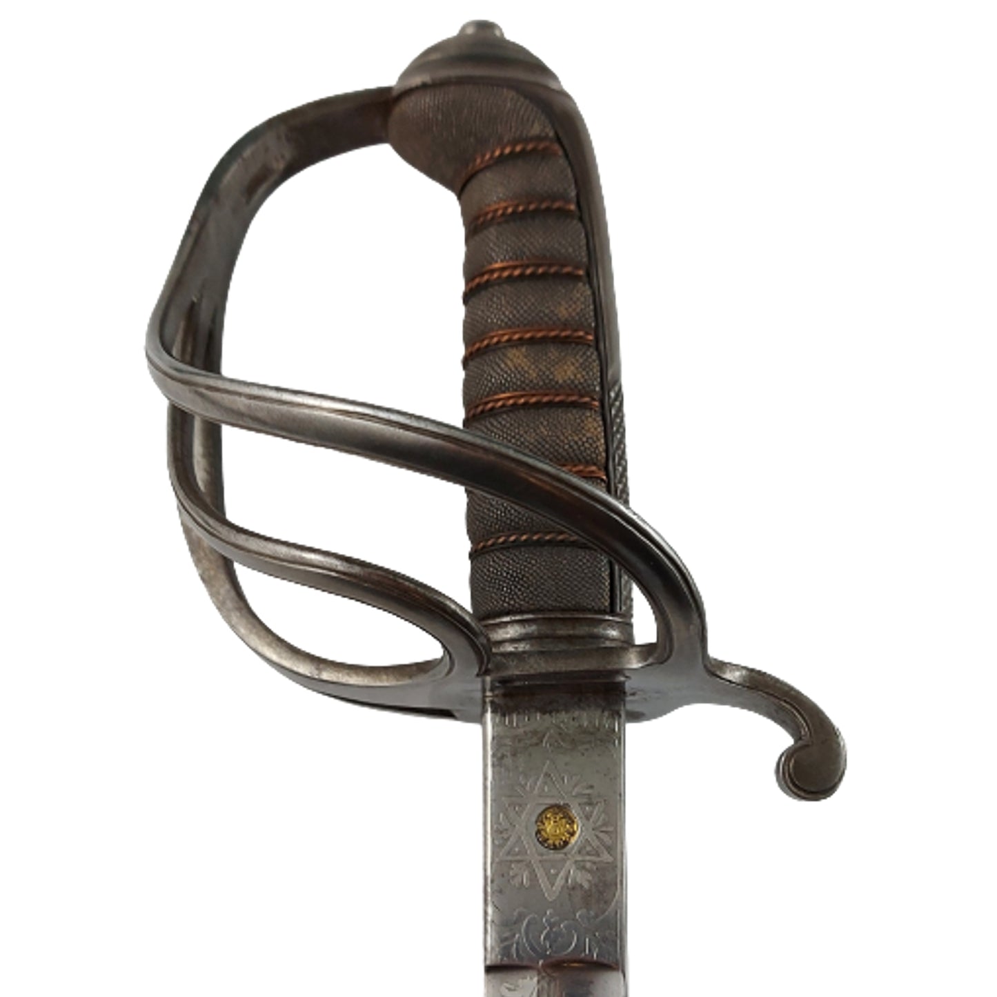 Pre-WW1 Canadian Issue British Pattern 1850 Officer's Sword In Scabbard - C.M.S.C.