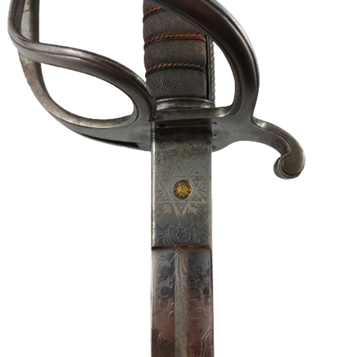 Canadian Issue British Pattern 1850 Officer's Sword In Scabbard - C.M.S.C.
