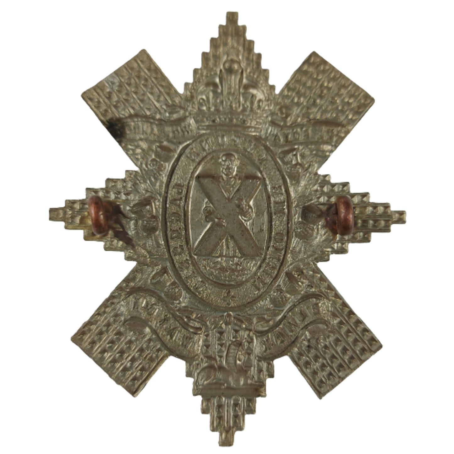 WW2 British Royal Highlanders Black Watch Cap Badge