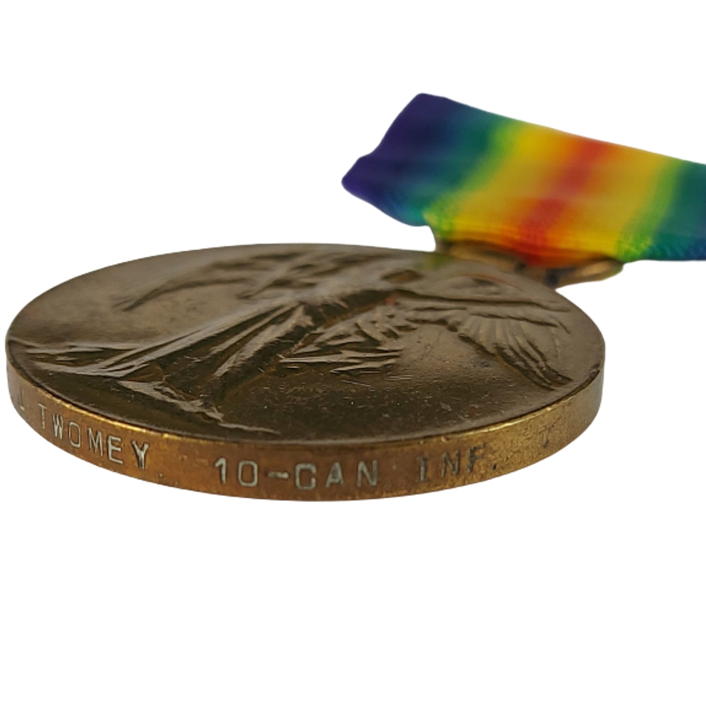 WW1 Canadian Victory Medal - 10th Battalion Calgary Alberta