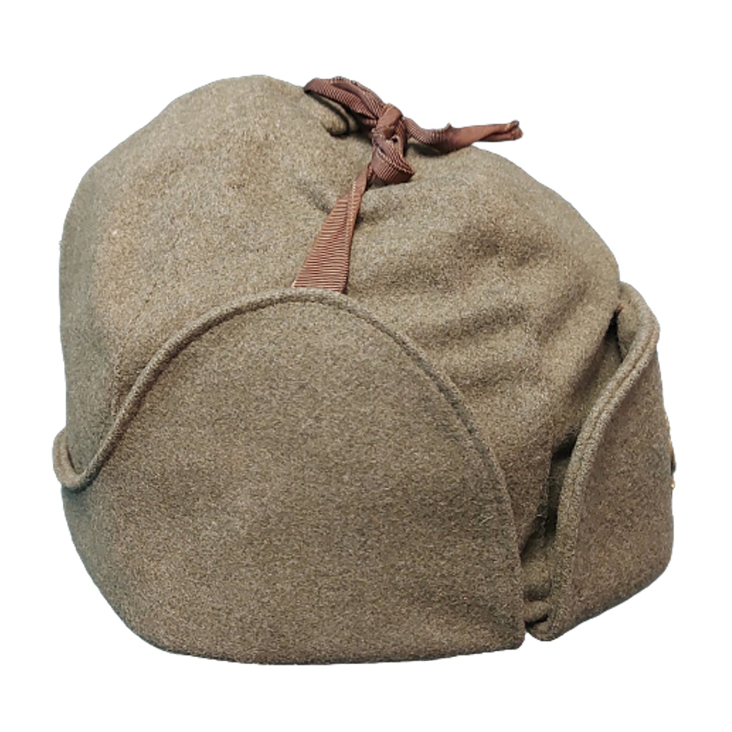 WW2 Veterans Guard Of Canadian Winter Brill Cap With Badge