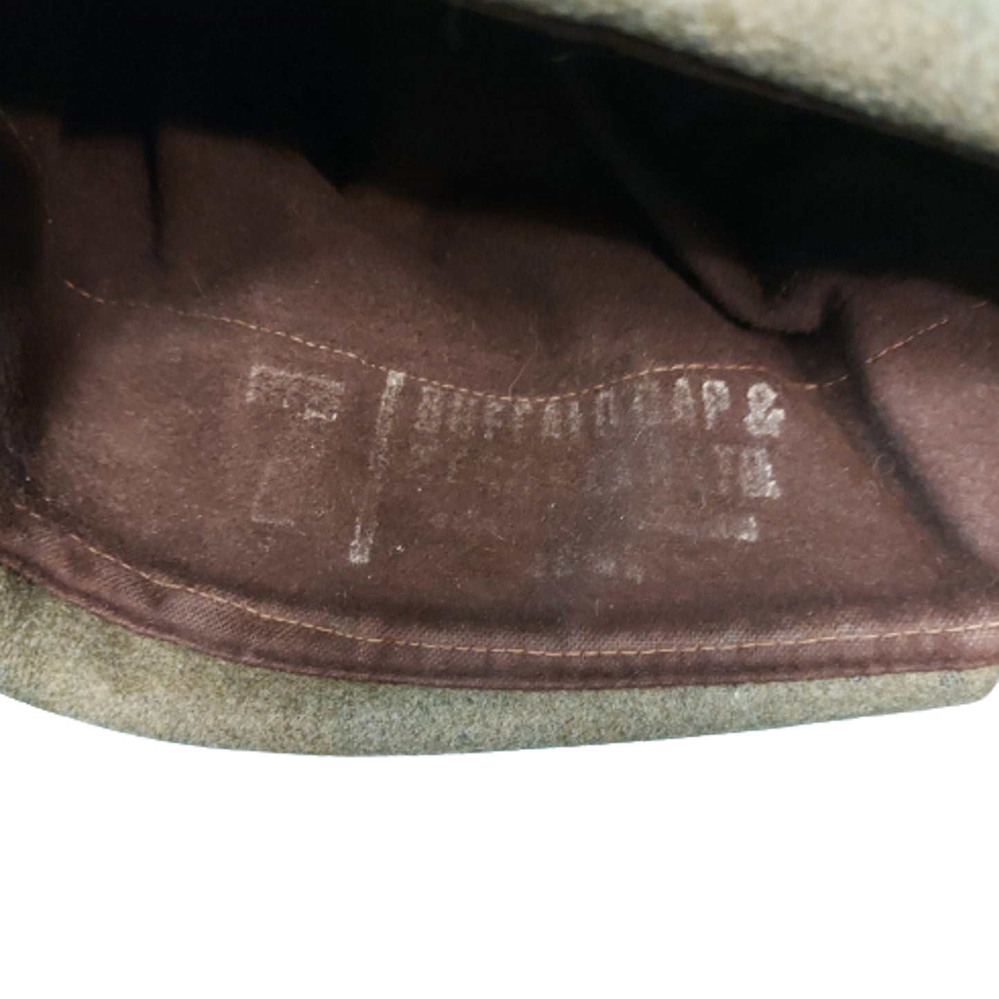 WW2 Veterans Guard Of Canadian Winter Brill Cap With Badge