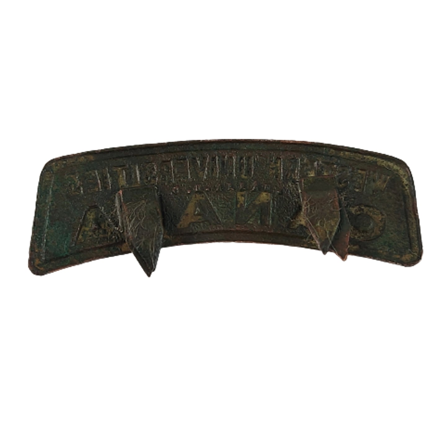 WW1 Canadian 196th Battalion Western Universities Shoulder Title - O.B. Allan