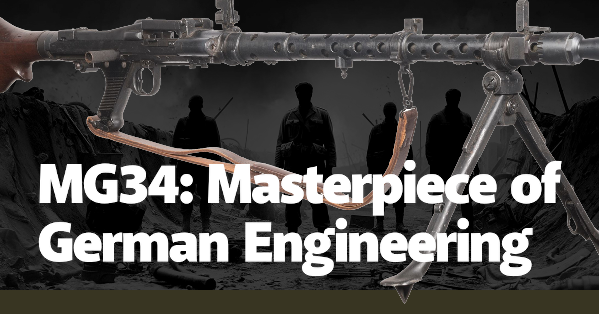 German Engineering Texture MG34: Masterpiece of German Engineering – Canadian Soldier Militaria
