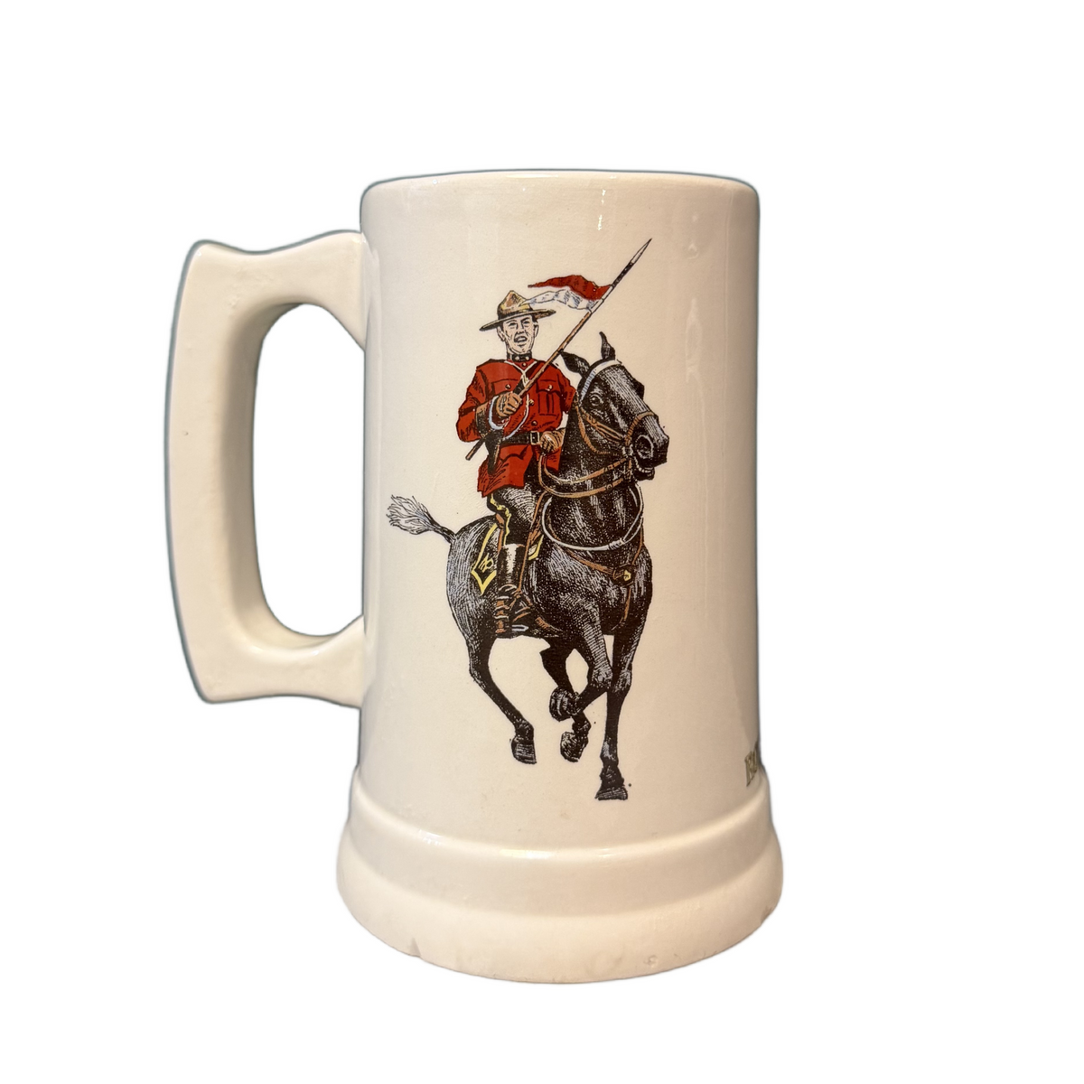 Post-WW2 Canadian RCMP Royal Canadian Mounted Police 1973 Centennial Mug