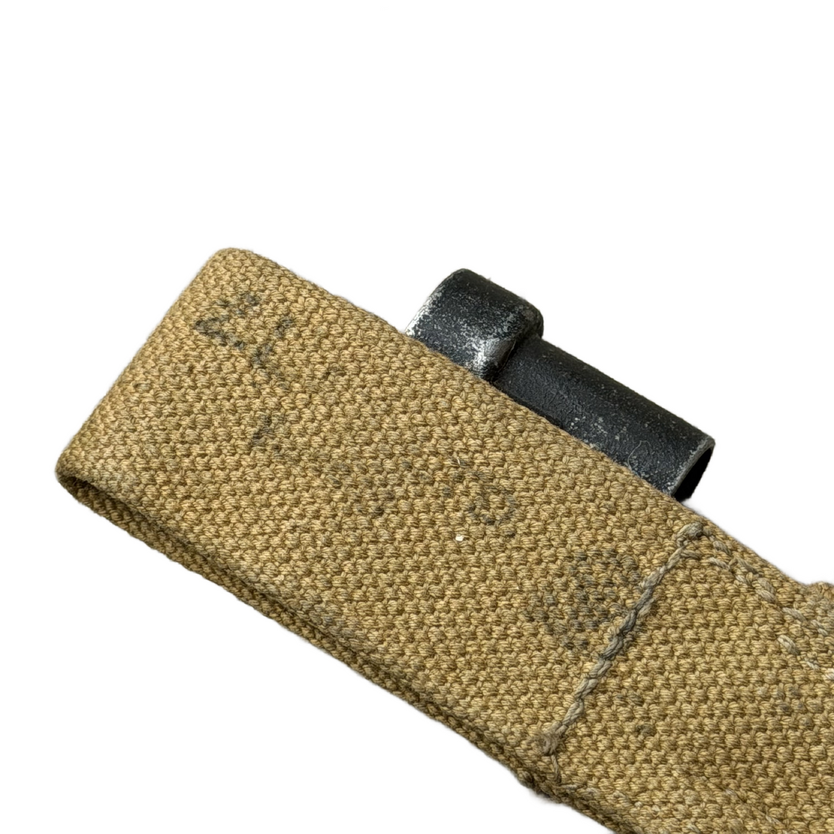 WW2 Canadian British SMLE No.4 Mk. III Spike Bayonet With Scabbard And Frog
