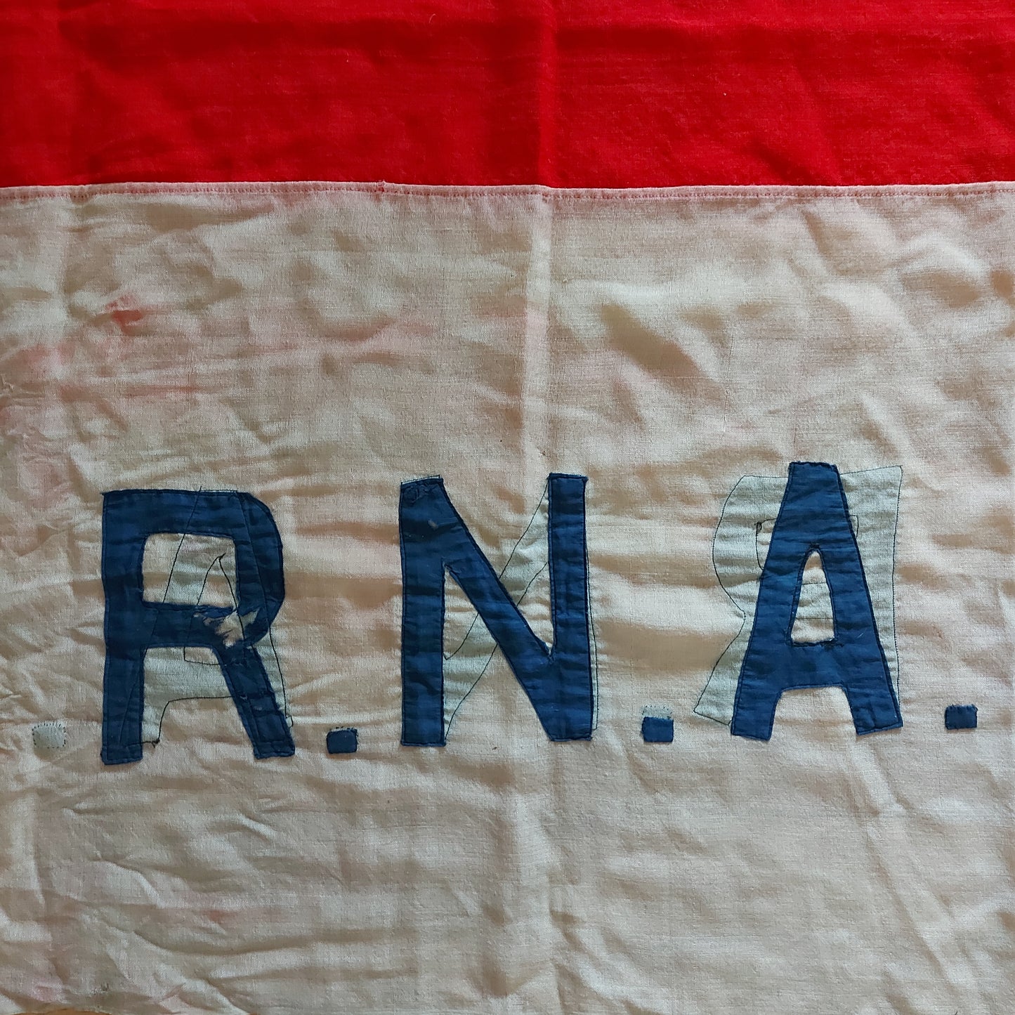 WW2 British RNA Royal Naval Academy Flag 102 X 53 Inches
