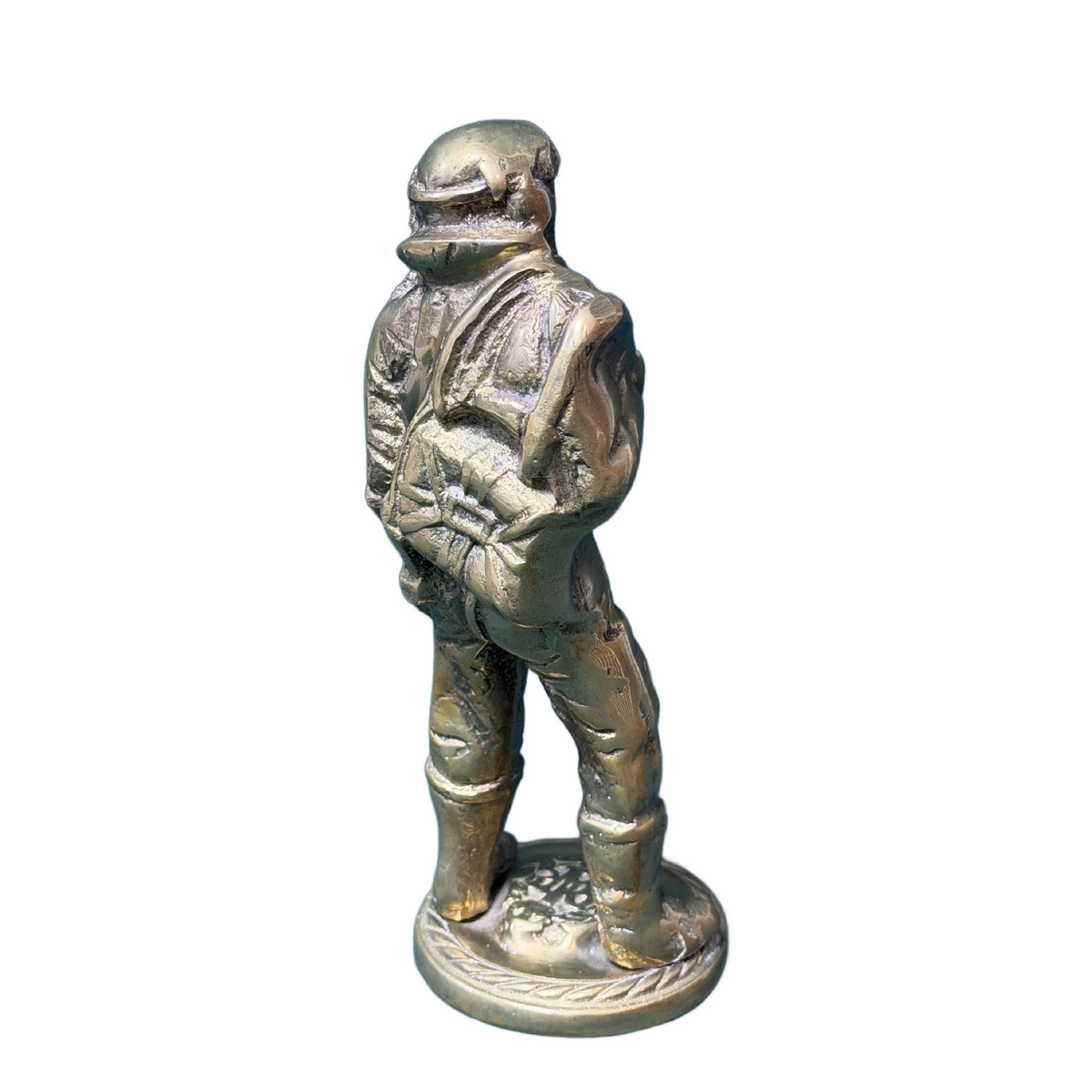 WW2 British RAF Royal Air Force Pilot Brass Statue