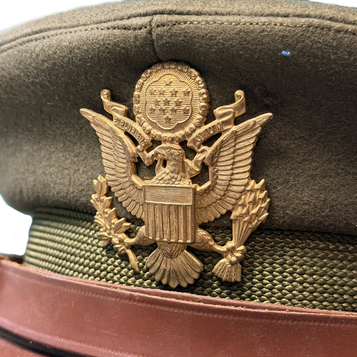 WW2 United States Army Officer's Visor Cap