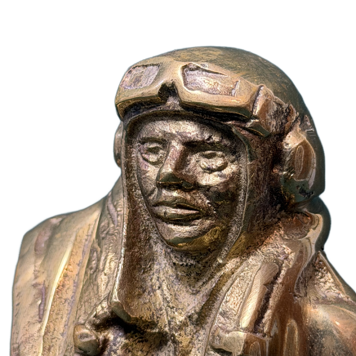 WW2 British RAF Royal Air Force Pilot Brass Statue