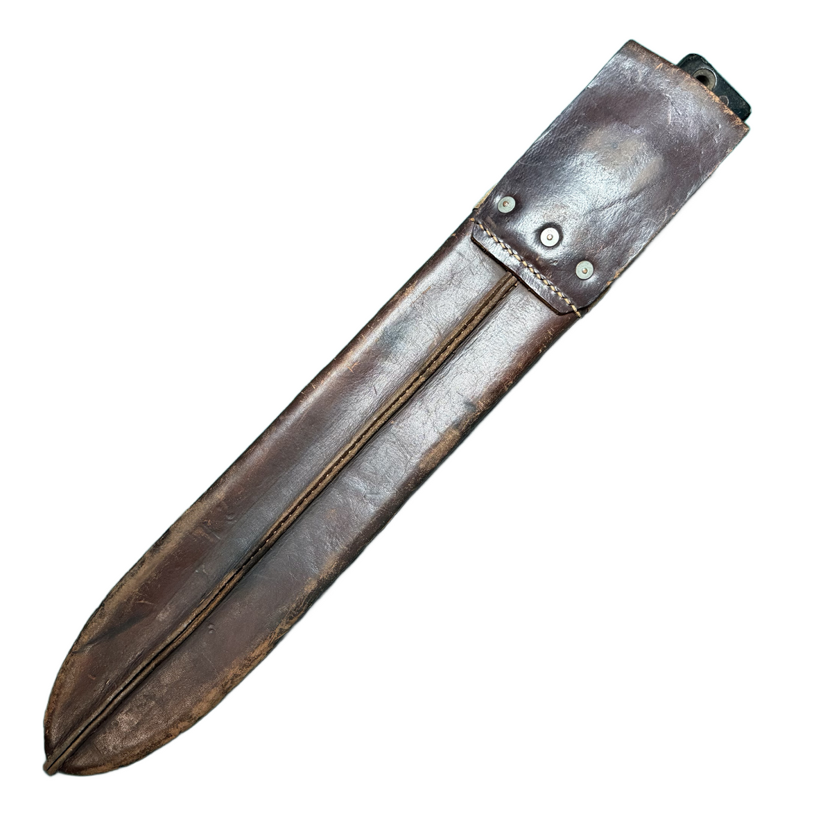WW2 Canadian Field Machete In 1942 Dated Leather Scabbard