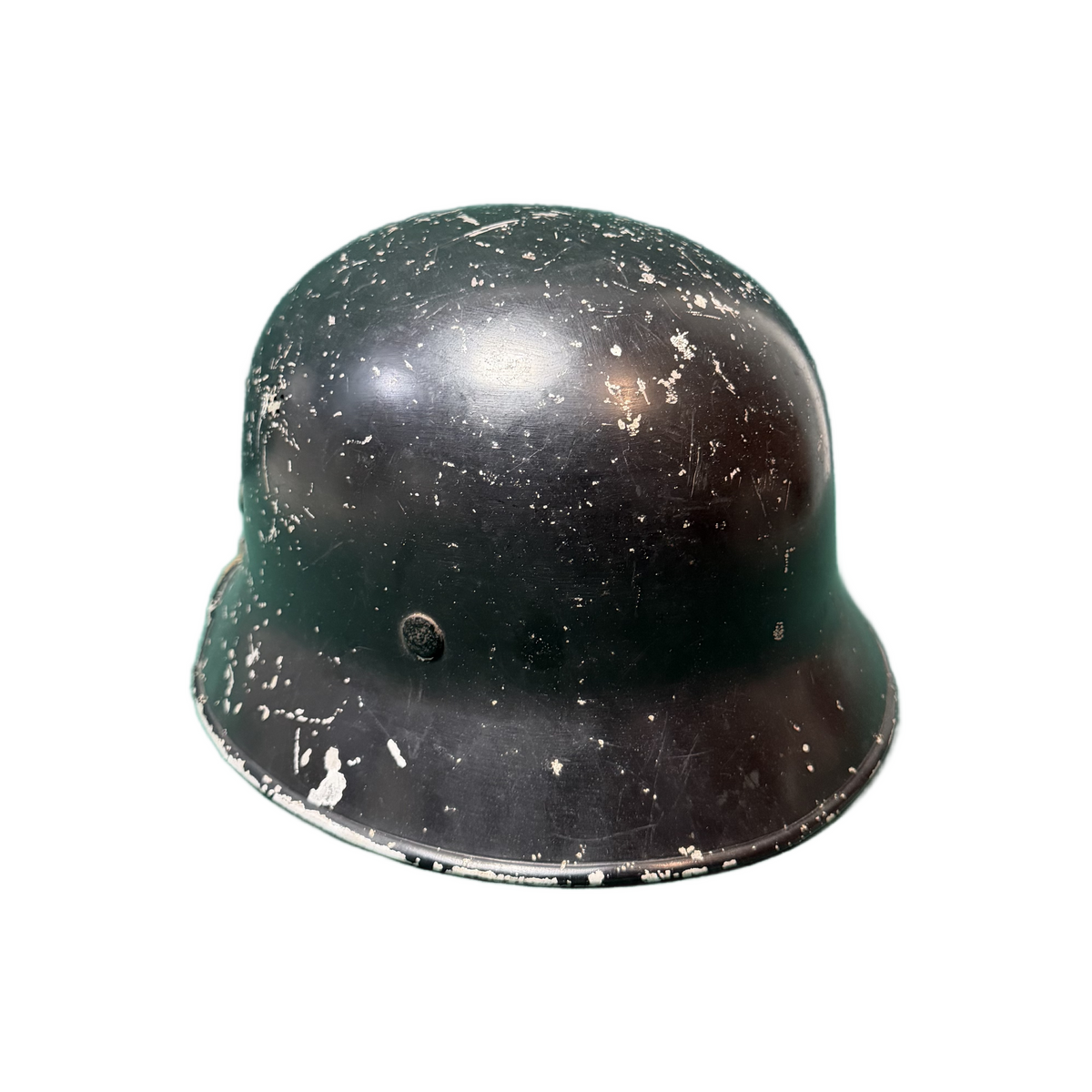 WW2 German Police M34 Feuerschutzpolizei Aluminum Helmet