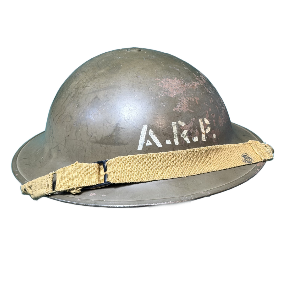 WW2 Canadian ARP Air Raid Protection Helmet