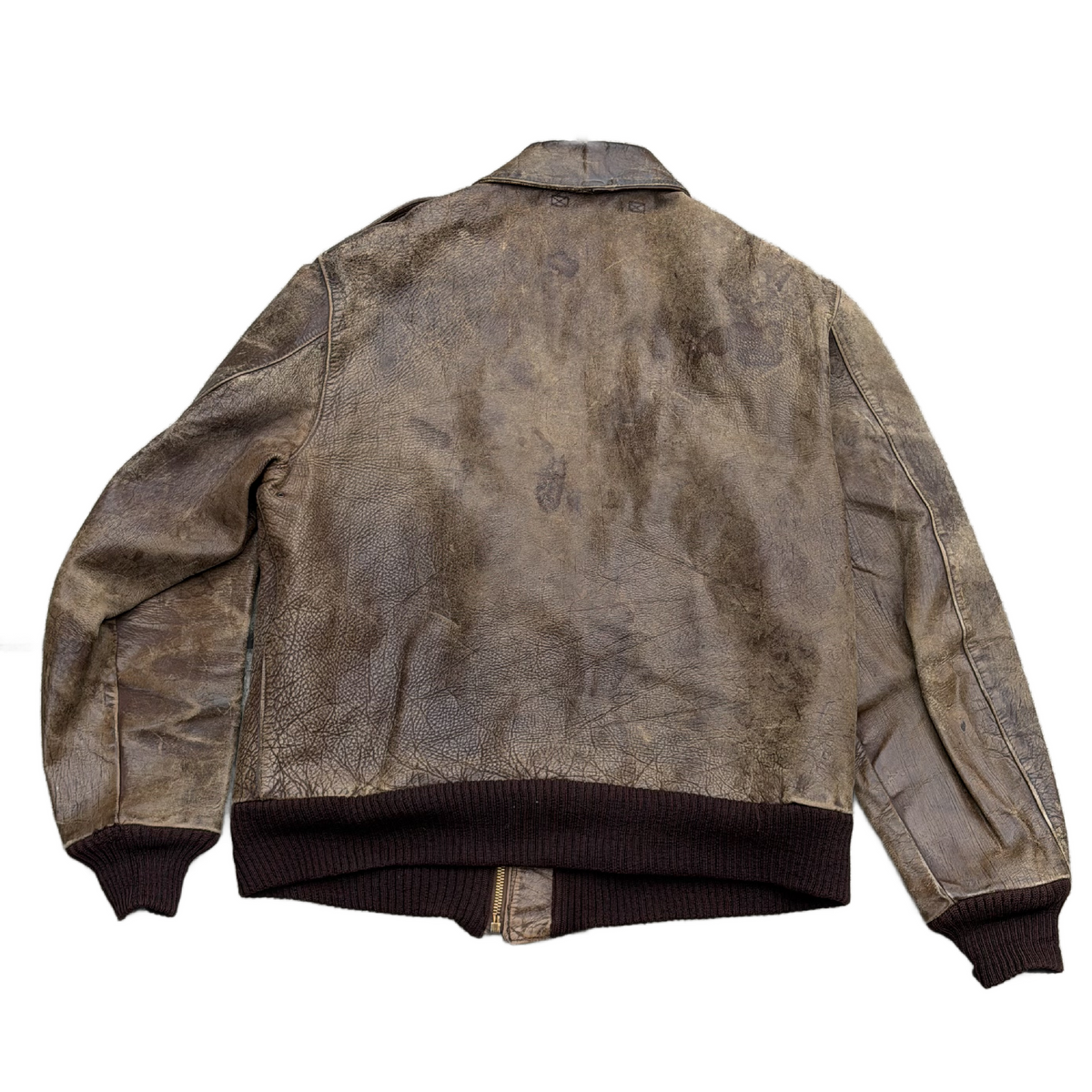 WW2 United States Army Air Force A2 Leather Flight Jacket