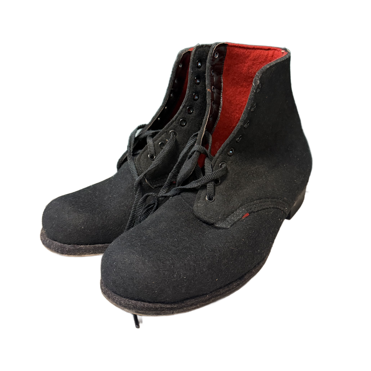Post-WW2 Canadian RCMP Royal Canadian Mounted Police Felt Boots