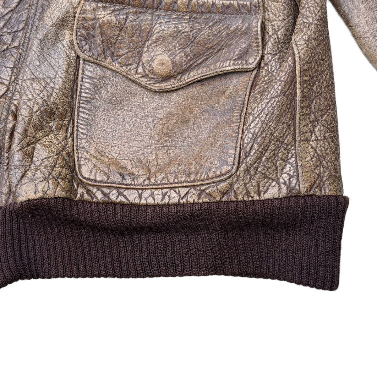 WW2 United States Army Air Force A2 Leather Flight Jacket