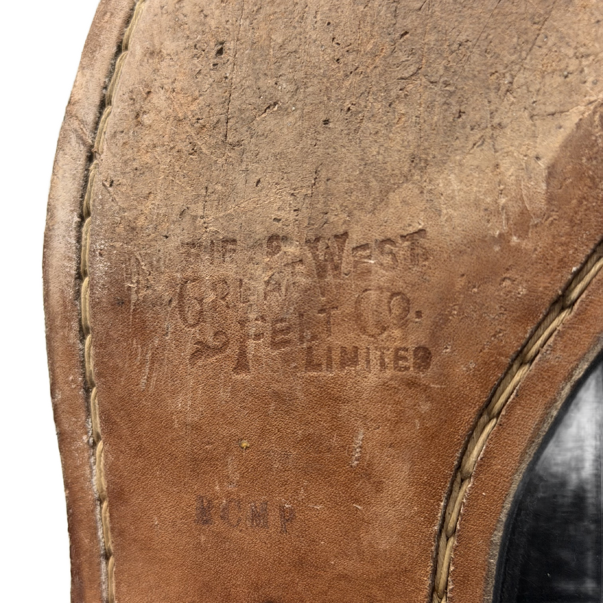 Post-WW2 Canadian RCMP Royal Canadian Mounted Police Felt Boots