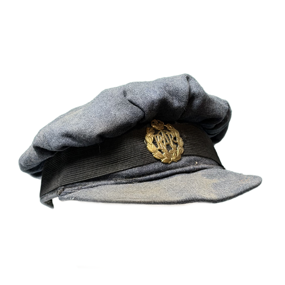WW2 Canadian RCAF WD Women's Division Visor Hat With Badge 1942