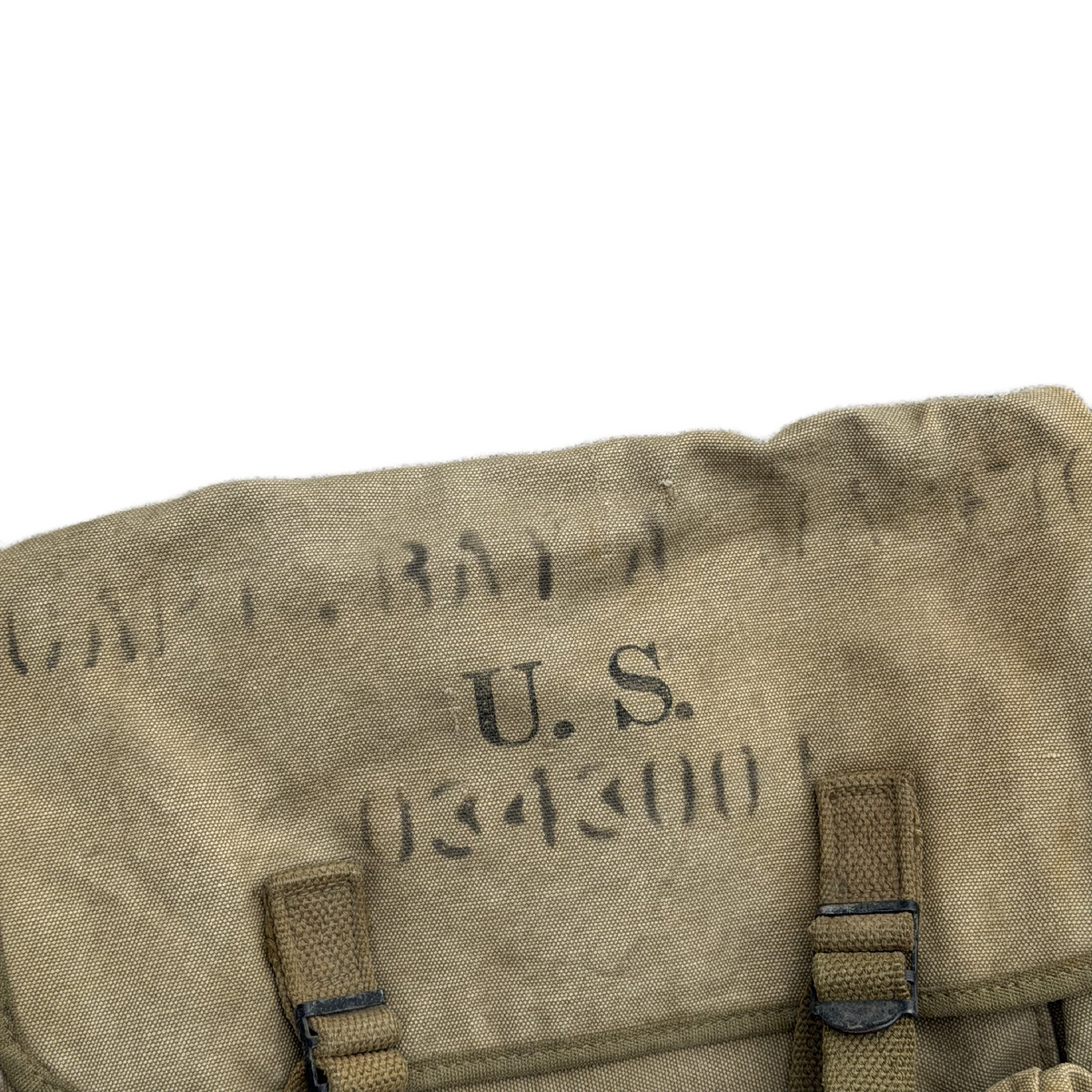 WW2 United States Army Officer Named M1936 Musette Bag 1942