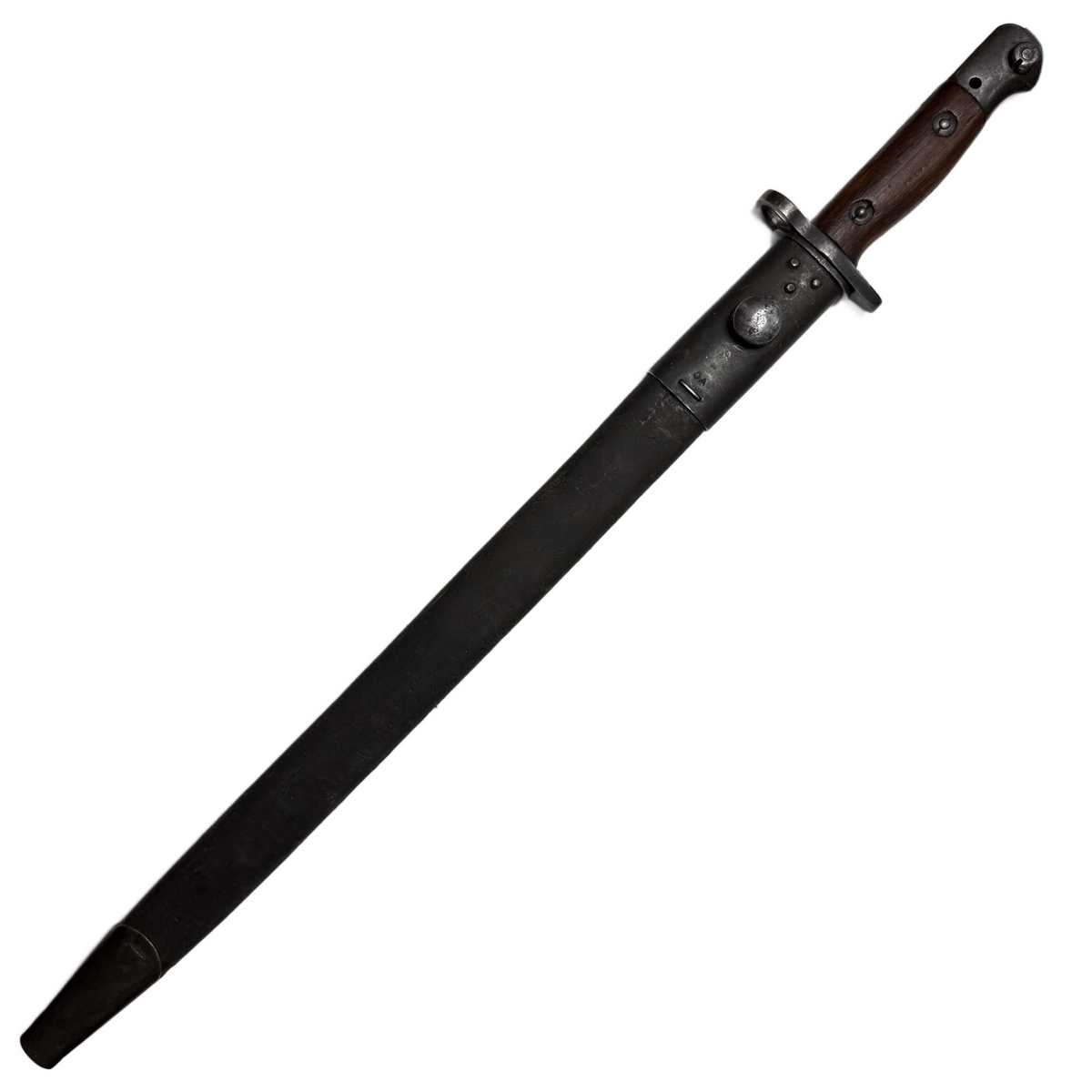 WW1 British Pattern 1907 Bayonet And Scabbard WW2 Reissue 1942