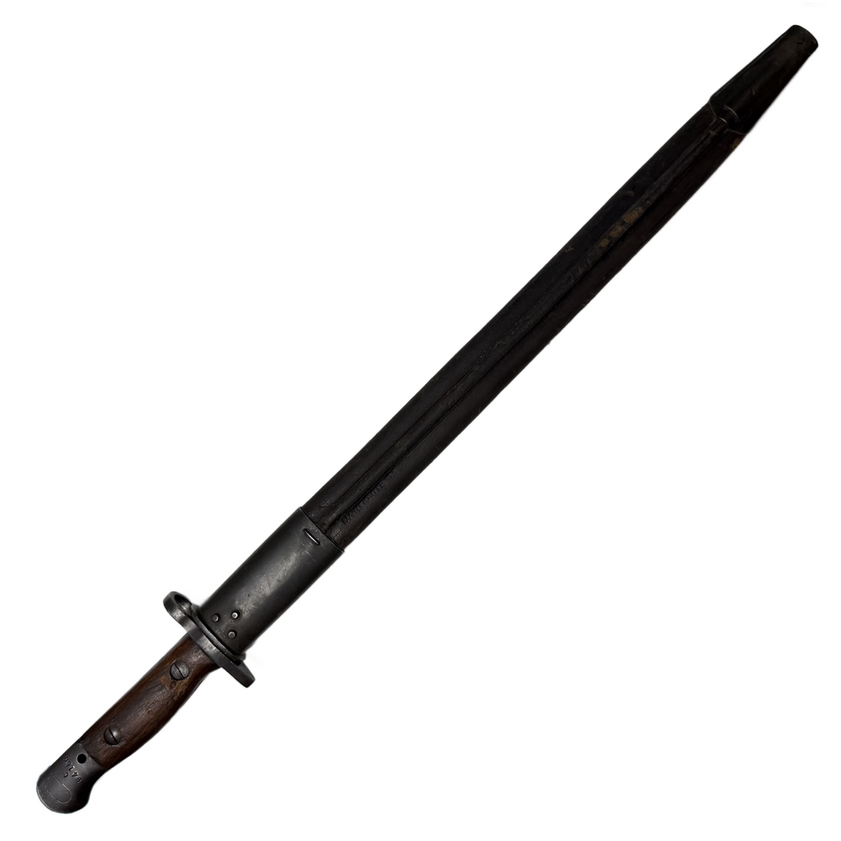 WW1 British Pattern 1907 Bayonet And Scabbard WW2 Reissue 1942