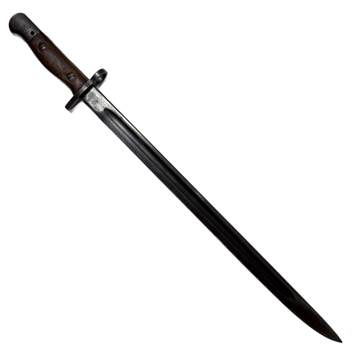 WW1 British Pattern 1907 Bayonet And Scabbard WW2 Reissue 1942