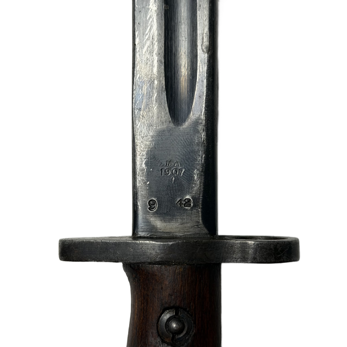 WW1 British Pattern 1907 Bayonet And Scabbard WW2 Reissue 1942