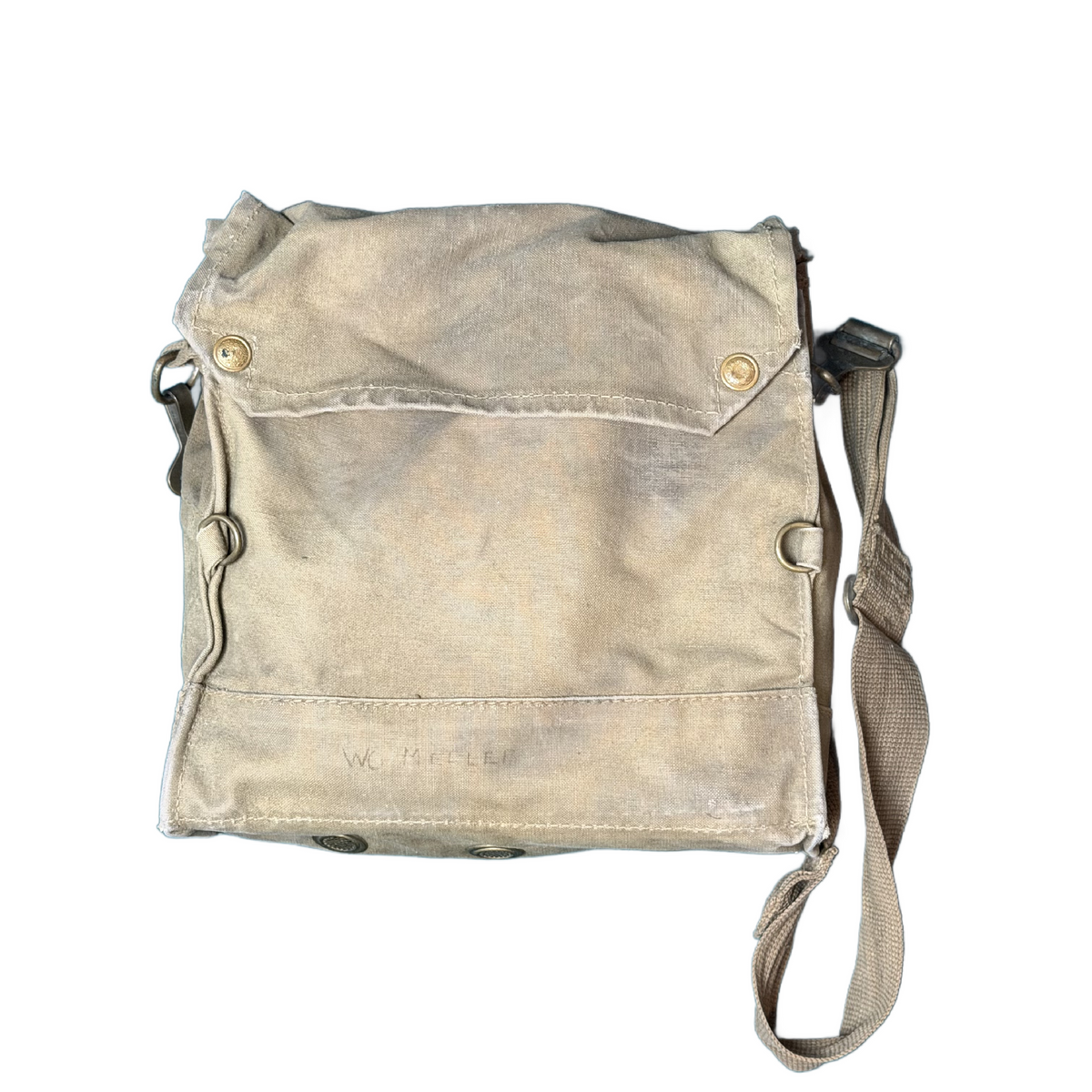 WW2 British Named No.4 Mk.III Long Hose Gas Mask And Carrier 1940