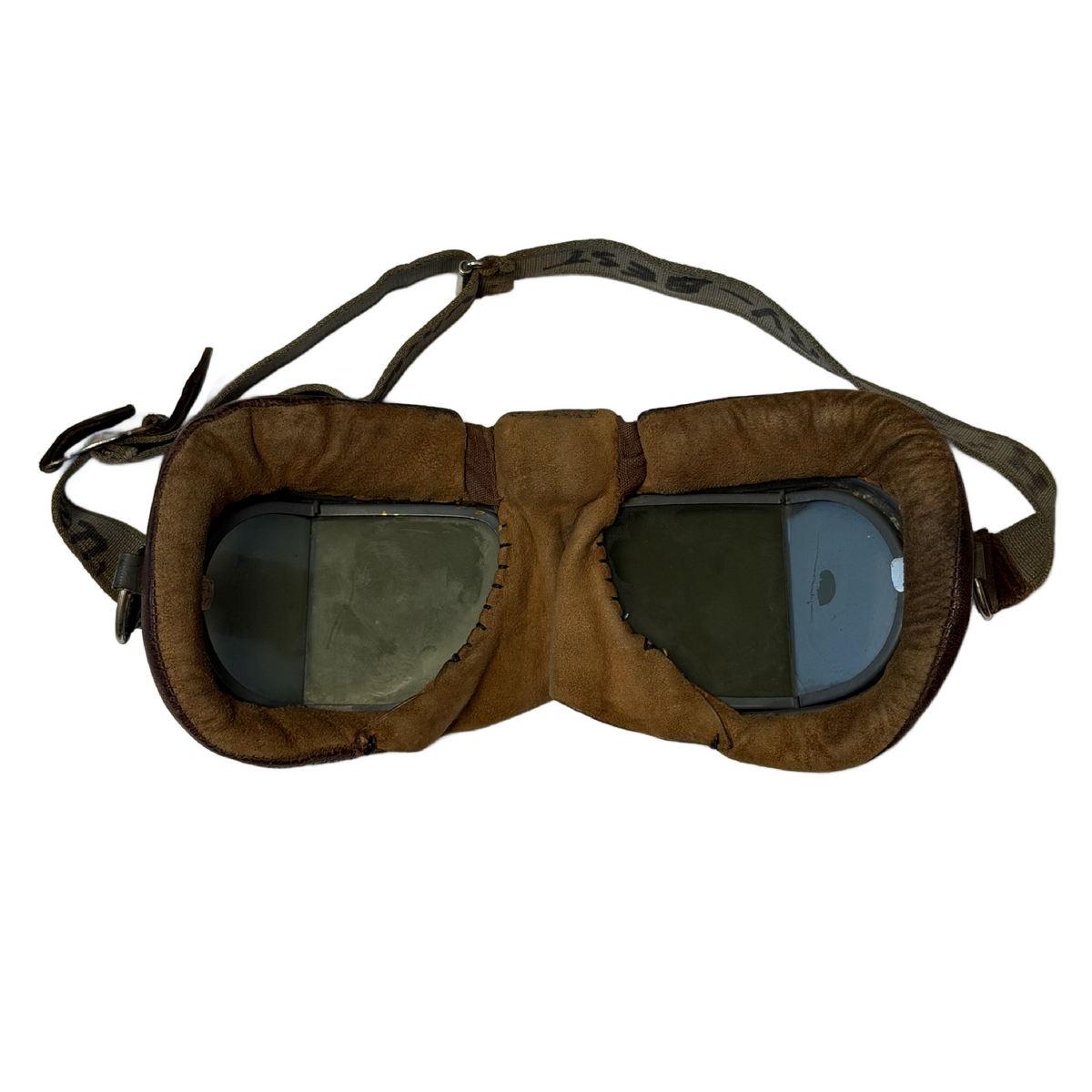 WW2 British RAF Royal Air Force Named Mk.VIII Flying Goggles