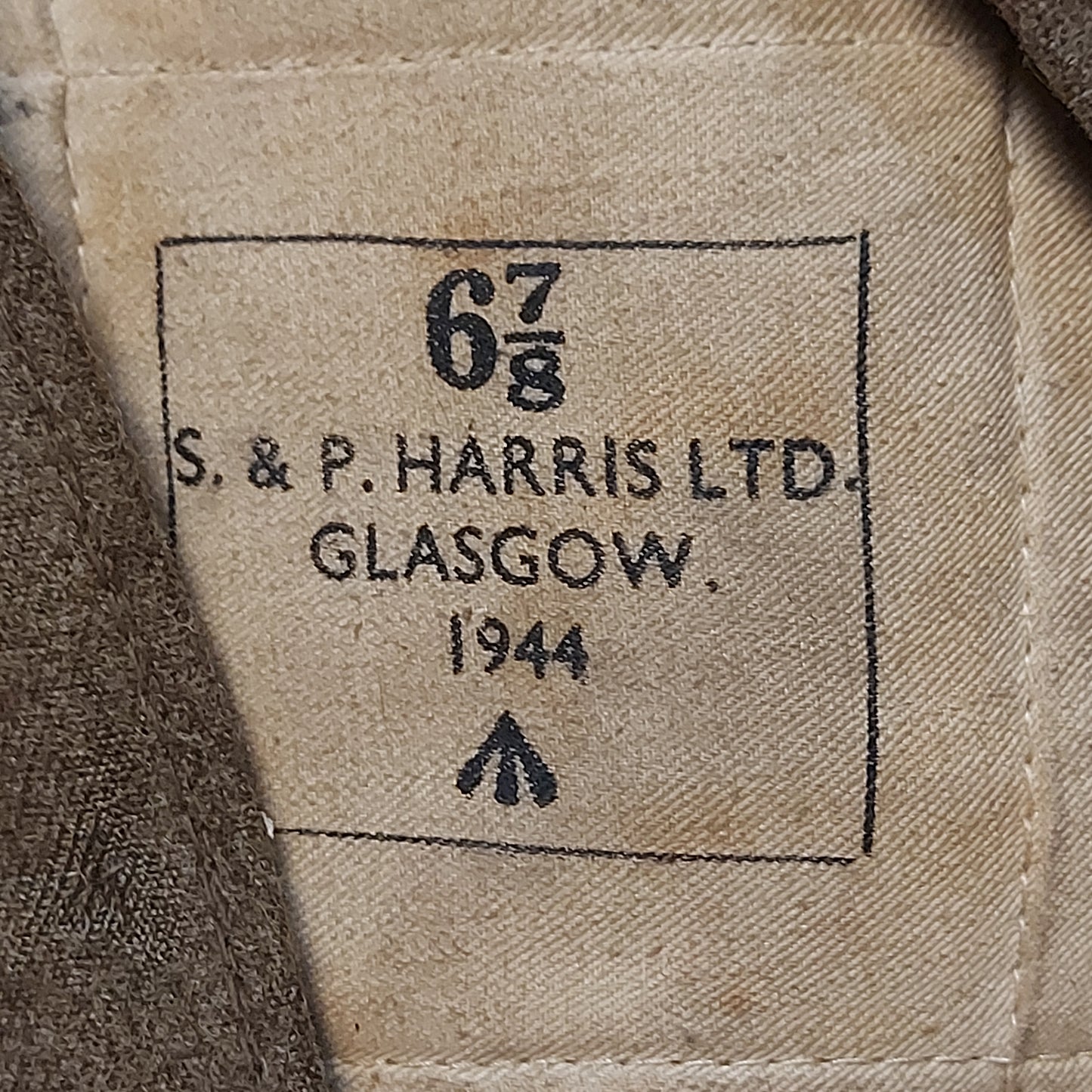 WW2 British Army Tam O'Shanter 1944