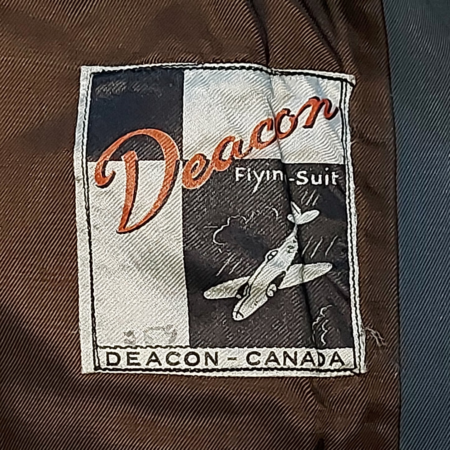 WW2 Canadian RCAF Royal Canadian Air Force Deacon Flight Jacket 1943