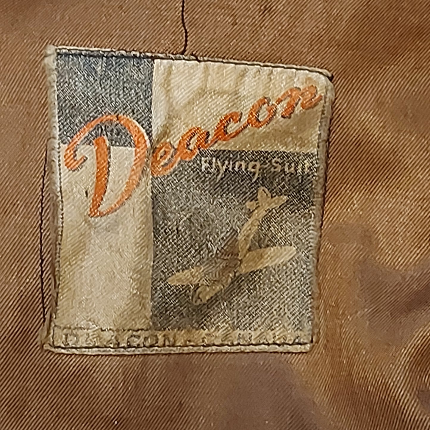 WW2 Canadian RCAF Royal Canadian Air Force Deacon Flight Jacket 1943