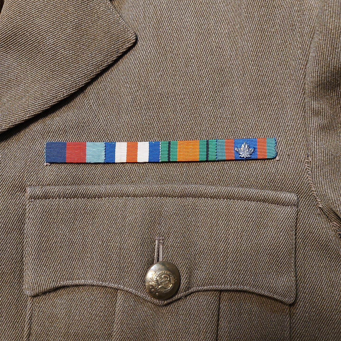 WW2 Canadian RCASC Royal Canadian Army Service Corps Officer's Service Dress Tunic