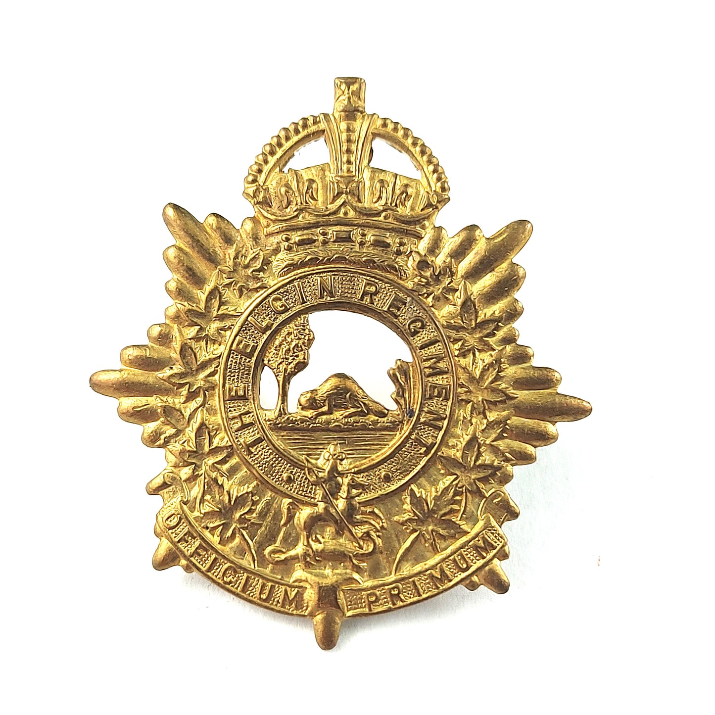 WW2 Canadian The Elgin Regiment Cap Badge