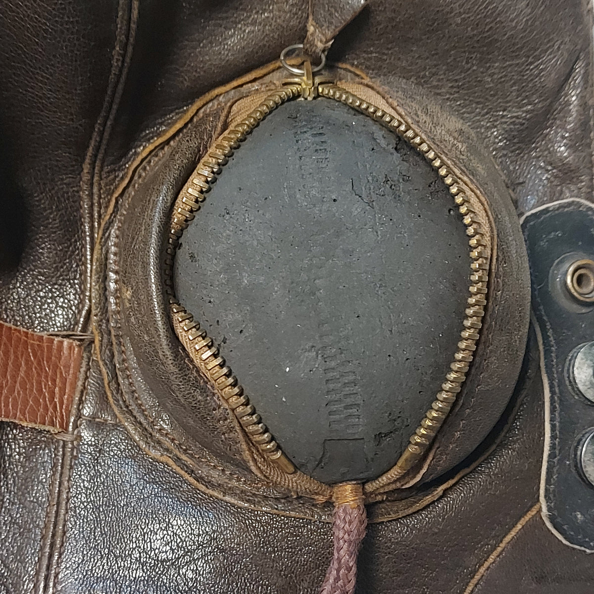 WW2 British RAF Royal Air Force Battle of Britain Type B Flight Helmet Frank Bryan