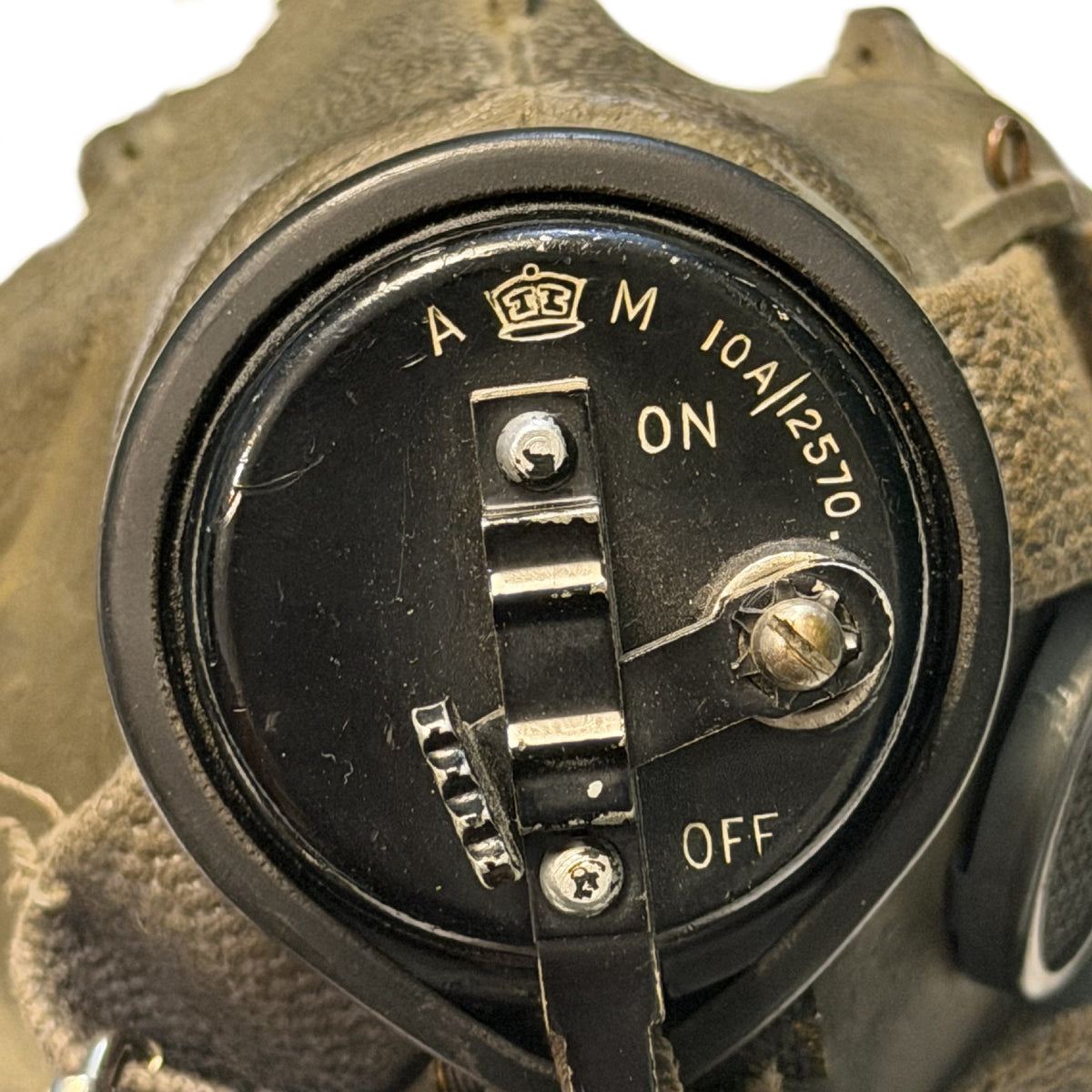 WW2 British RAF Royal Air Force Type G Oxygen Mask With Hose
